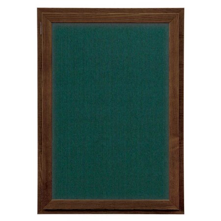 United Visual Products Outdoor Enclosed Combo Board, 72"x36", Black Frame/Blue & Dark Spruce UVCB7236ODB-BLUE-DRKSPR